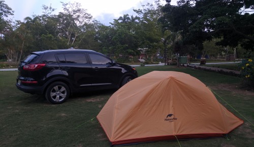 Laguna el Dudú,Camping, República Dominicana