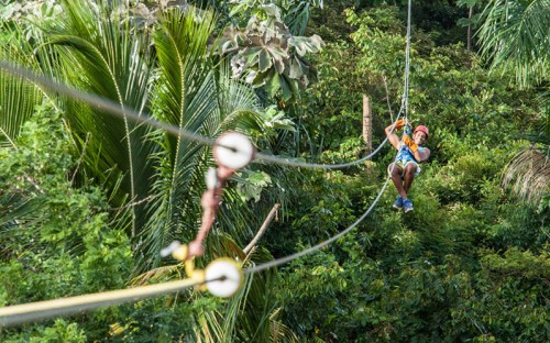 Zipline, Tirolesa, Tirolina o Canopy en Samaná